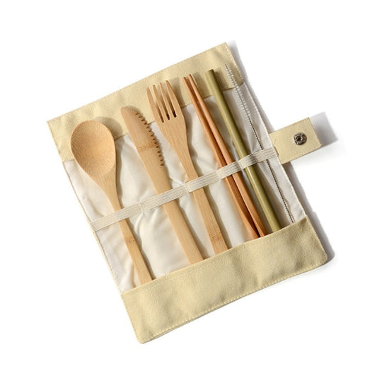 Reusable Bamboo Cutlery Set - Earthly Boutique