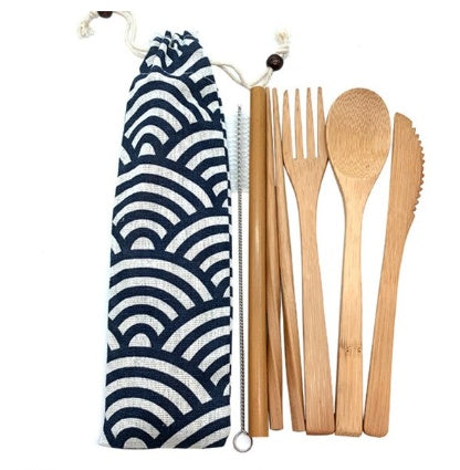 Reusable Bamboo Cutlery Set - Earthly Boutique