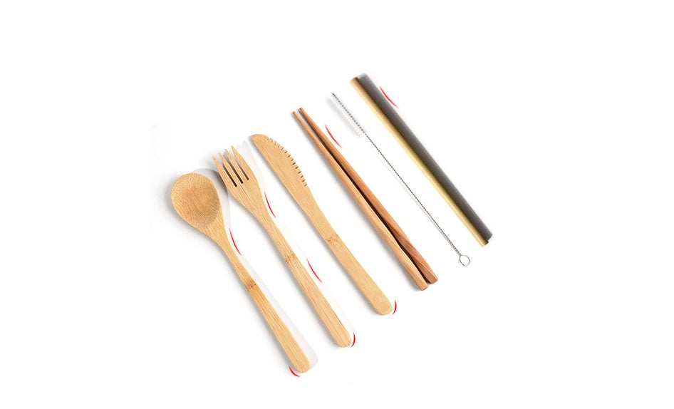 Reusable Bamboo Cutlery Set - Earthly Boutique