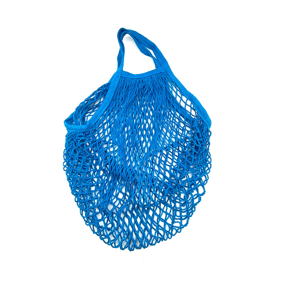 Reusable Foldable Cotton Mesh Shopping Bag - Earthly Boutique