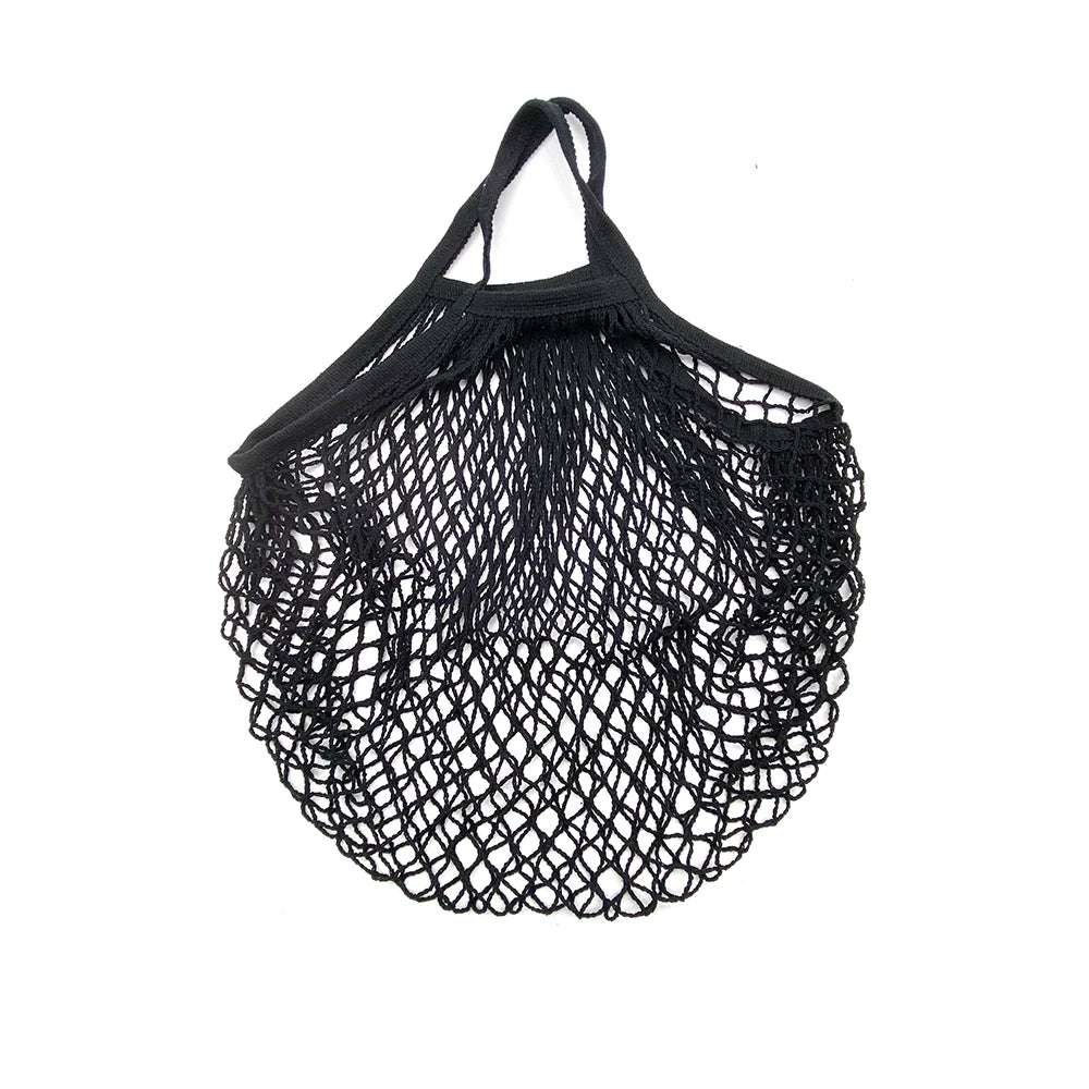 Reusable Foldable Cotton Mesh Shopping Bag - Earthly Boutique