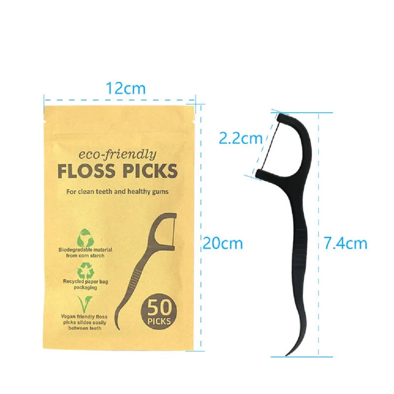 Eco-Friendly 2-in-1 Flosser & Toothpick - Earthly Boutique