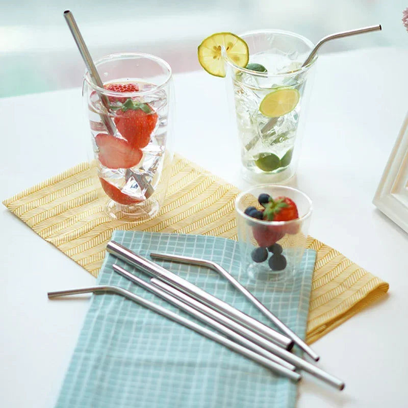 Reusable Stainless Steel Straws - Earthly Boutique