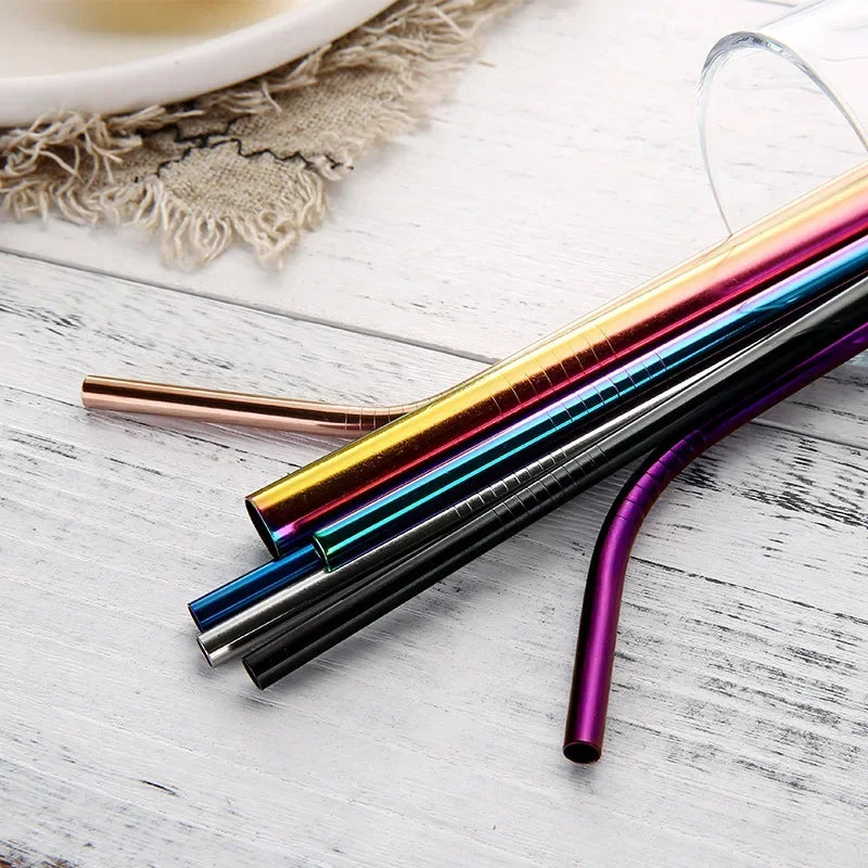 Reusable Stainless Steel Straws - Earthly Boutique