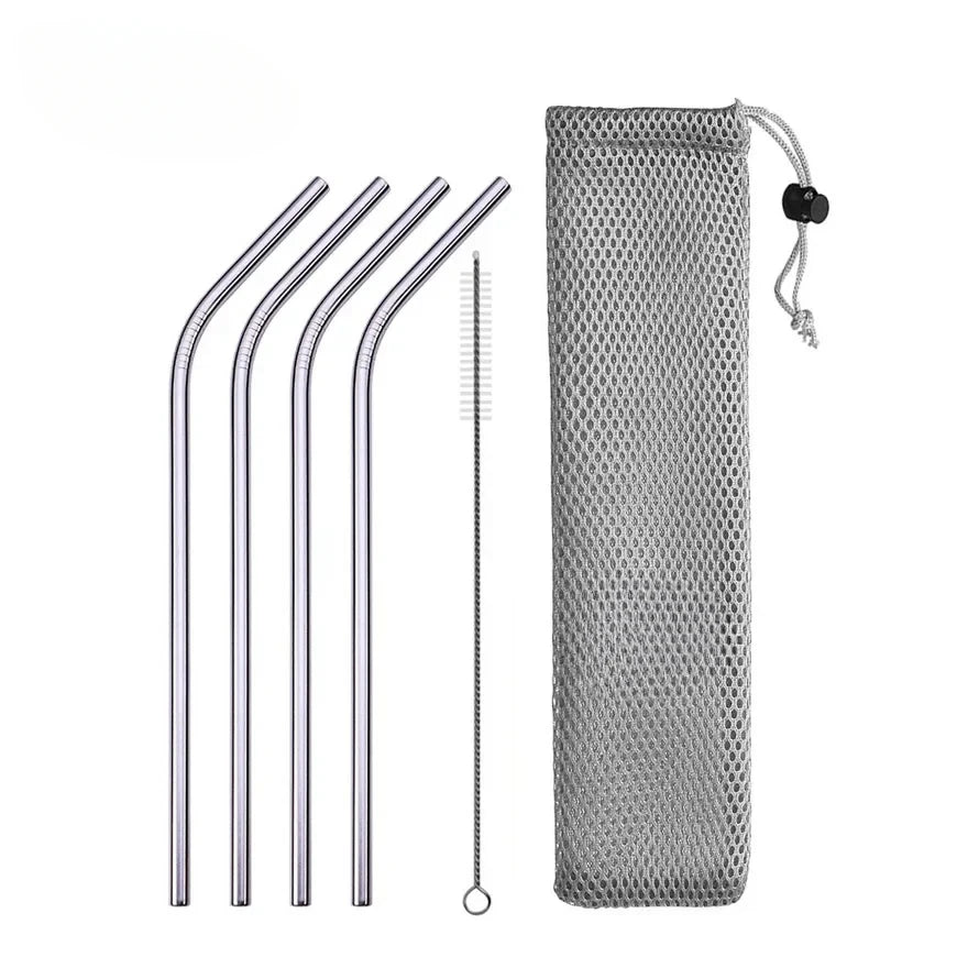 Reusable Stainless Steel Straws - Earthly Boutique