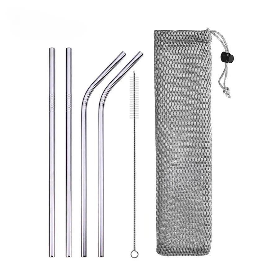 Reusable Stainless Steel Straws - Earthly Boutique