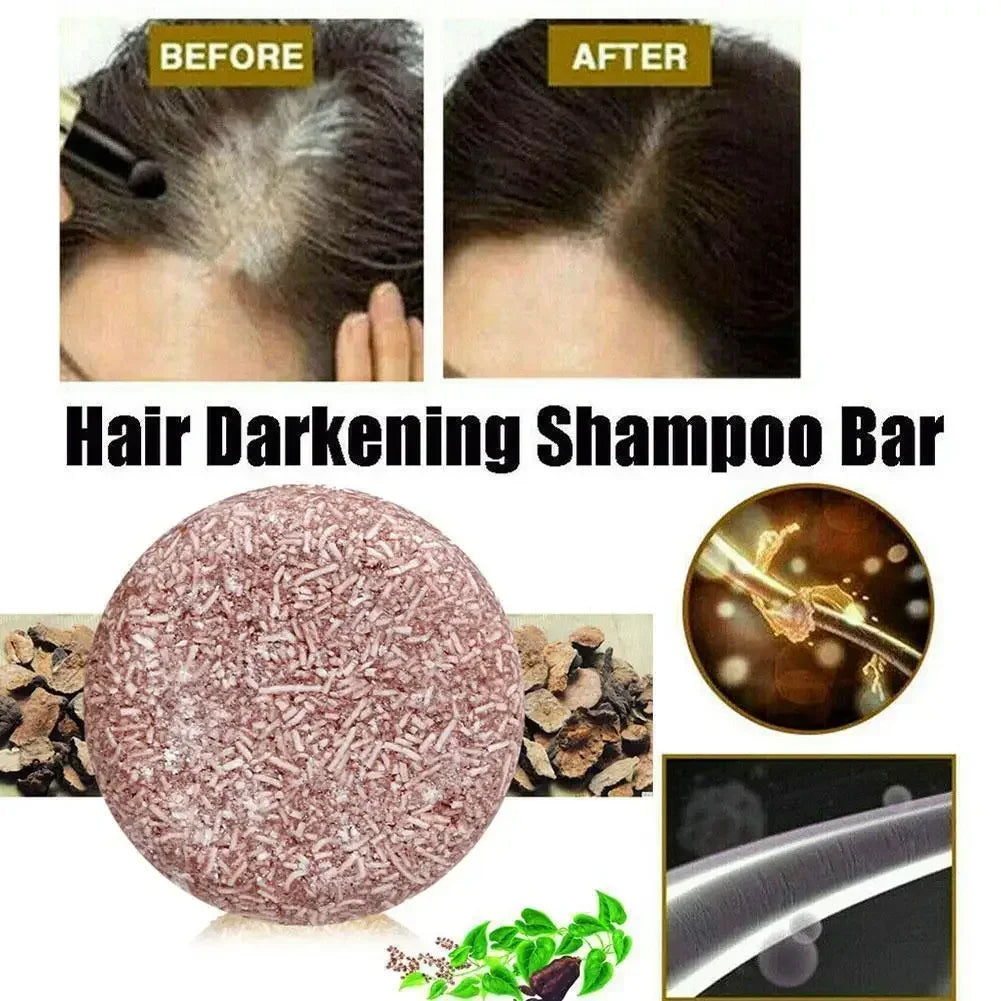 Natural Hair Darkening Shampoo Bar - Earthly Boutique