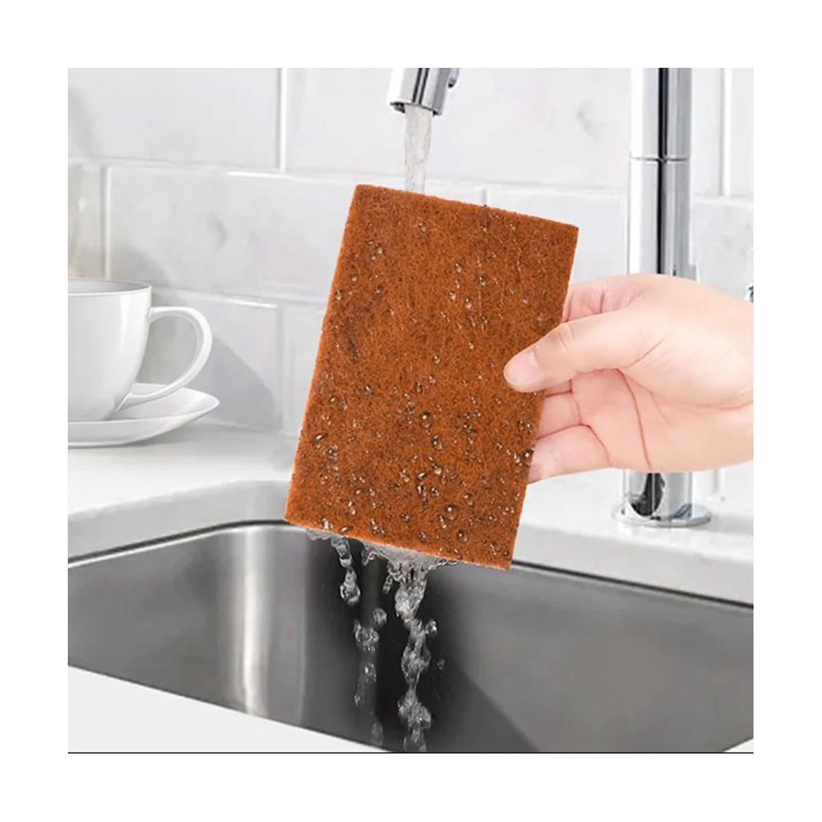 Biodegradable Sponges – Eco-Friendly Palm Fiber Kitchen Scrubbers - Earthly Boutique