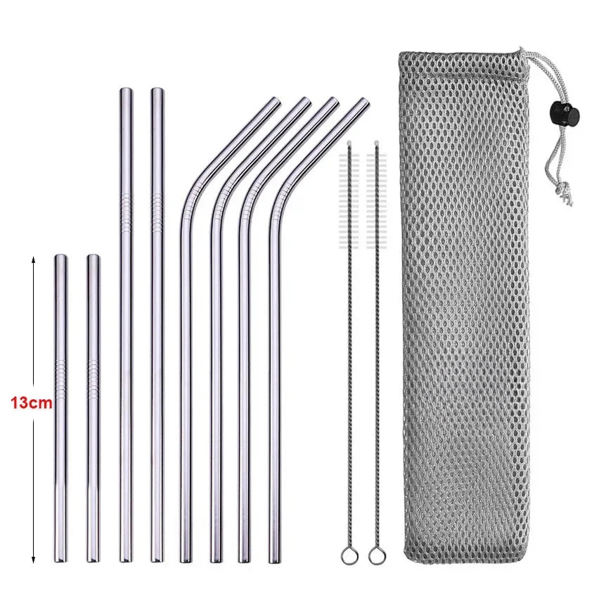 Reusable Stainless Steel Straws - Earthly Boutique