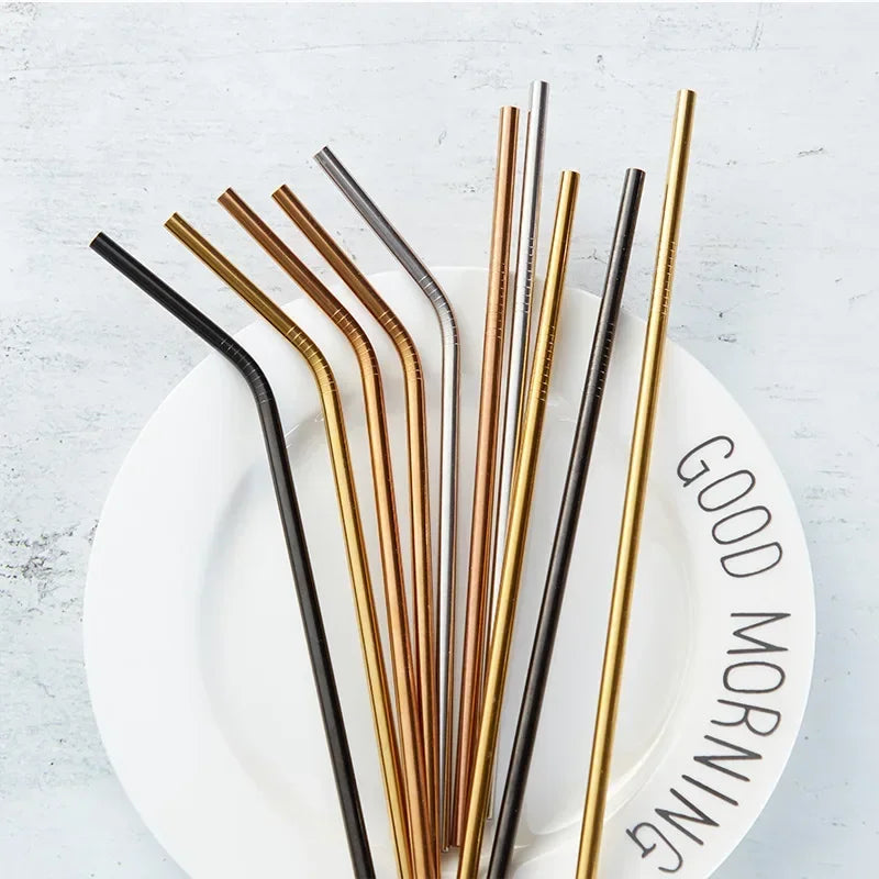 Reusable Stainless Steel Straws - Earthly Boutique